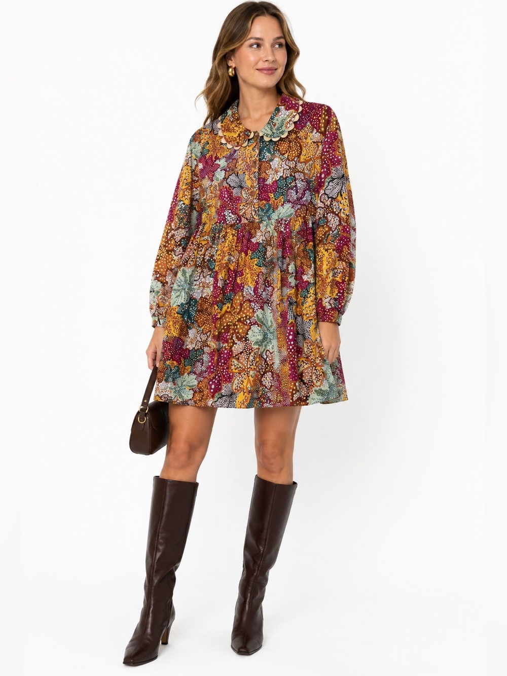 Kika Vargas x Target Anemone Mini Dress Multicolor Floral S NWOT